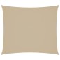 vidaXL Parasole a Vela Oxford Rettangolare 2x2,5 m Beige vidaXL Parasole a Vela Oxford Rettangolare 2x2,5 m Beige