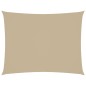 vidaXL Parasole a Vela Oxford Rettangolare 2x3,5 m Beige vidaXL Parasole a Vela Oxford Rettangolare 2x3,5 m Beige