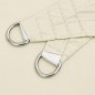 vidaXL Parasole a Vela Oxford Rettangolare 2x2,5 m Crema vidaXL Parasole a Vela Oxford Rettangolare 2x2,5 m Crema
