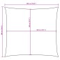 vidaXL Vela Parasole in Tela Oxford Quadrata 5x5 m Marrone