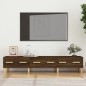 Mobile TV Rovere Marrone 150x34,5x30 cm in Legno Multistrato Mobile TV Rovere Marrone 150x34,5x30 cm in Legno Multistrato