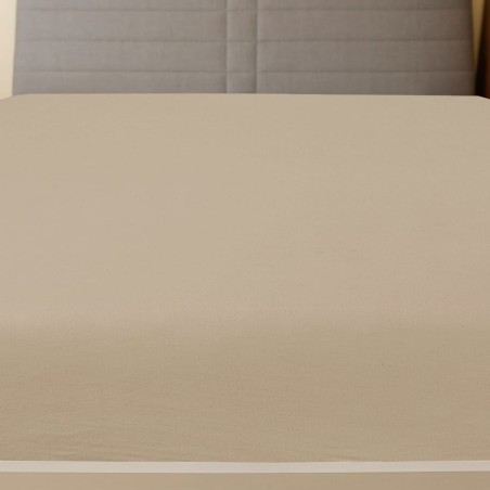vidaXL Lenzuola con Angoli Jersey 2pz Tortora 180x200 cm Cotone