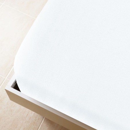 vidaXL Lenzuola con Angoli Jersey 2pz Bianche 90x200 cm Cotone