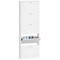 Scarpiera Bianco Lucido 59x17x169 cm in Legno Multistrato Scarpiera Bianco Lucido 59x17x169 cm in Legno Multistrato
