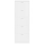 Scarpiera Bianco Lucido 59x17x169 cm in Legno Multistrato Scarpiera Bianco Lucido 59x17x169 cm in Legno Multistrato
