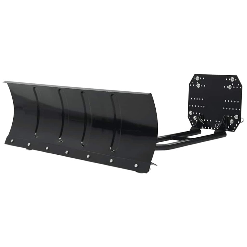 vidaXL Spazzaneve per ATV 120x38 cm Nero