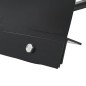 vidaXL Spazzaneve per ATV 120x38 cm Nero