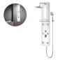 vidaXL Pannello Doccia 25x43x120 cm Argento vidaXL Pannello Doccia 25x43x120 cm Argento