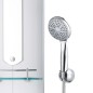 vidaXL Pannello Doccia 25x43x120 cm Argento vidaXL Pannello Doccia 25x43x120 cm Argento
