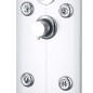 vidaXL Pannello Doccia 25x43x120 cm Argento vidaXL Pannello Doccia 25x43x120 cm Argento