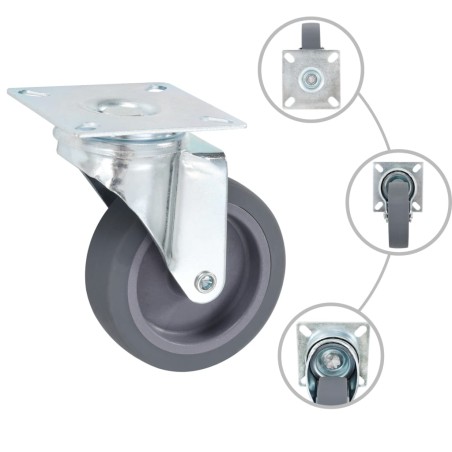 vidaXL Rotelle Girevoli 4 pz 75 mm