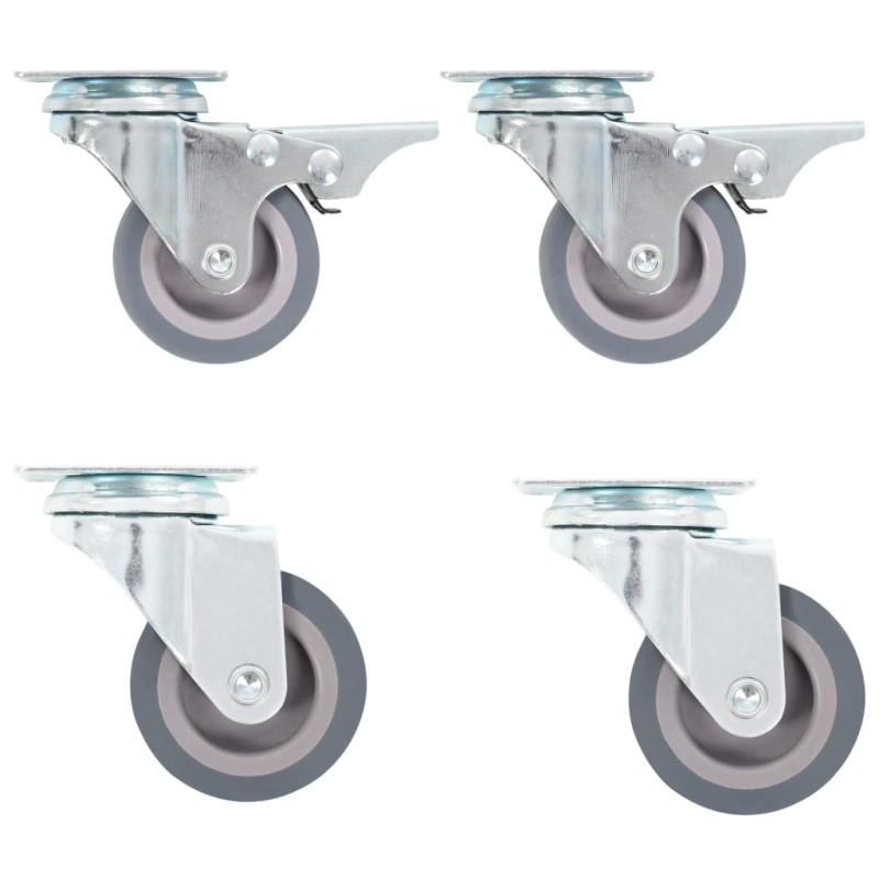 vidaXL Ruote Girevoli 4 pz 50 mm vidaXL Ruote Girevoli 4 pz 50 mm