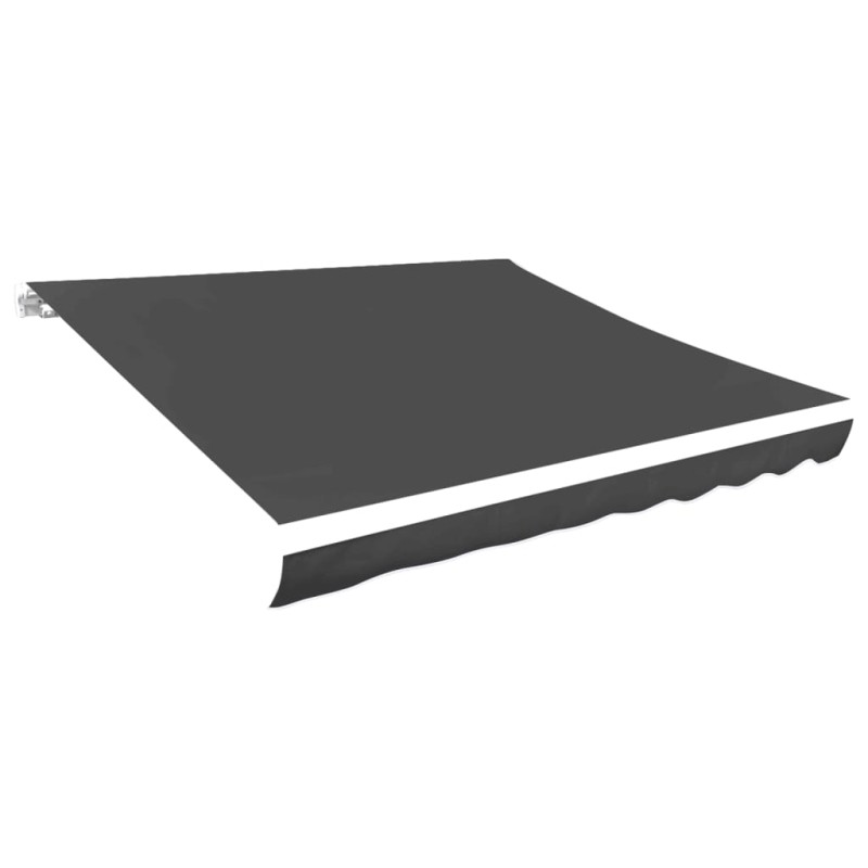 vidaXL Tendone Parasole in Tela Antracite 600x300 cm vidaXL Tendone Parasole in Tela Antracite 600x300 cm
