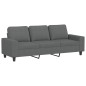 vidaXL Set di Divani 3 pz Grigio Scuro in Tessuto vidaXL Set di Divani 3 pz Grigio Scuro in Tessuto