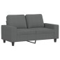 vidaXL Set di Divani 2 pz Grigio Scuro in Tessuto vidaXL Set di Divani 2 pz Grigio Scuro in Tessuto