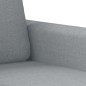 vidaXL Divano a 3 Posti Grigio Chiaro 180 cm in Tessuto