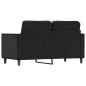 vidaXL Divano a 2 Posti Nero 120 cm in Similpelle vidaXL Divano a 2 Posti Nero 120 cm in Similpelle