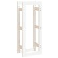 Portalegna Bianco 41x25x100 cm in Legno Massello di Pino Portalegna Bianco 41x25x100 cm in Legno Massello di Pino