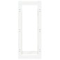 Portalegna Bianco 41x25x100 cm in Legno Massello di Pino Portalegna Bianco 41x25x100 cm in Legno Massello di Pino