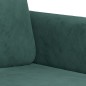 vidaXL Set di Divani 2 pz Verde Scuro in Velluto vidaXL Set di Divani 2 pz Verde Scuro in Velluto
