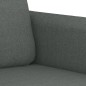 vidaXL Set di Divani 2 pz con Cuscini Grigio Scuro in Tessuto vidaXL Set di Divani 2 pz con Cuscini Grigio Scuro in Tessuto