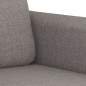 vidaXL Set Divani 2 pz con Cuscini Tortora in Tessuto vidaXL Set Divani 2 pz con Cuscini Tortora in Tessuto