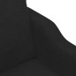 vidaXL Divano a 2 Posti Nero 120 cm in Tessuto vidaXL Divano a 2 Posti Nero 120 cm in Tessuto