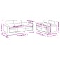 vidaXL Set Divani 2 pz con Cuscini Nero in Tessuto Microfibra vidaXL Set Divani 2 pz con Cuscini Nero in Tessuto Microfibra