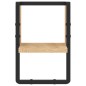 vidaXL Mensola a Parete con Asta Rovere Sonoma 20x25x30 cm vidaXL Mensola a Parete con Asta Rovere Sonoma 20x25x30 cm