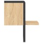 vidaXL Mensola a Parete con Asta Rovere Sonoma 20x25x30 cm vidaXL Mensola a Parete con Asta Rovere Sonoma 20x25x30 cm