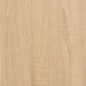 vidaXL Mensola a Parete con Asta Rovere Sonoma 20x25x30 cm vidaXL Mensola a Parete con Asta Rovere Sonoma 20x25x30 cm