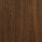 vidaXL Mensola a Parete con Asta Rovere Marrone 100x25x30 cm