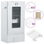 vidaXL Forno Affumicatore BBQ Generatore Fumo Freddo Acciaio Zincato vidaXL Forno Affumicatore BBQ Generatore Fumo Freddo Acciaio Zincato