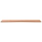 vidaXL Piano per Scrivania 100x(55-60)x1,5 cm Legno Massello di Faggio