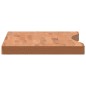 vidaXL Piano per Scrivania 80x(36-40)x4 cm Legno Massello di Faggio