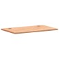 vidaXL Piano Scrivania 110x60x2,5 cm in Legno Massello di Faggio
