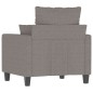 vidaXL Poltrona Tortora 60 cm in Tessuto vidaXL Poltrona Tortora 60 cm in Tessuto