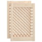 vidaXL Ante con Design a Reticolo 2 pz 39,5x61,5 cm in Legno di Pino vidaXL Ante con Design a Reticolo 2 pz 39,5x61,5 cm in Legno di Pino