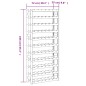vidaXL Portabottiglie per 77 Bottiglie Marrone Legno Massello di Pino vidaXL Portabottiglie per 77 Bottiglie Marrone Legno Massello di Pino