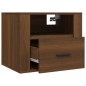 Comodino a Muro Rovere Marrone 50x36x40 cm Comodino a Muro Rovere Marrone 50x36x40 cm