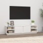 Mobile Porta TV Bianco 156x40x40 cm in Legno Massello di Pino Mobile Porta TV Bianco 156x40x40 cm in Legno Massello di Pino