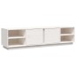Mobile Porta TV Bianco 156x40x40 cm in Legno Massello di Pino Mobile Porta TV Bianco 156x40x40 cm in Legno Massello di Pino