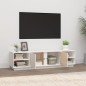 Mobile Porta TV Bianco 156x40x40 cm in Legno Massello di Pino Mobile Porta TV Bianco 156x40x40 cm in Legno Massello di Pino