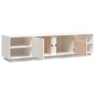 Mobile Porta TV Bianco 156x40x40 cm in Legno Massello di Pino Mobile Porta TV Bianco 156x40x40 cm in Legno Massello di Pino