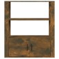 Credenza Rovere Fumo 80x30x90 cm in Legno Multistrato Credenza Rovere Fumo 80x30x90 cm in Legno Multistrato