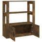 Credenza Rovere Fumo 80x30x90 cm in Legno Multistrato Credenza Rovere Fumo 80x30x90 cm in Legno Multistrato
