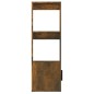 Credenza Rovere Fumo 80x30x90 cm in Legno Multistrato Credenza Rovere Fumo 80x30x90 cm in Legno Multistrato