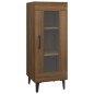 Credenza Rovere Marrone 34,5x34x90 cm in Legno Multistrato Credenza Rovere Marrone 34,5x34x90 cm in Legno Multistrato