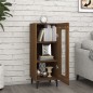 Credenza Rovere Marrone 34,5x34x90 cm in Legno Multistrato Credenza Rovere Marrone 34,5x34x90 cm in Legno Multistrato
