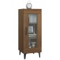 Credenza Rovere Marrone 34,5x34x90 cm in Legno Multistrato Credenza Rovere Marrone 34,5x34x90 cm in Legno Multistrato